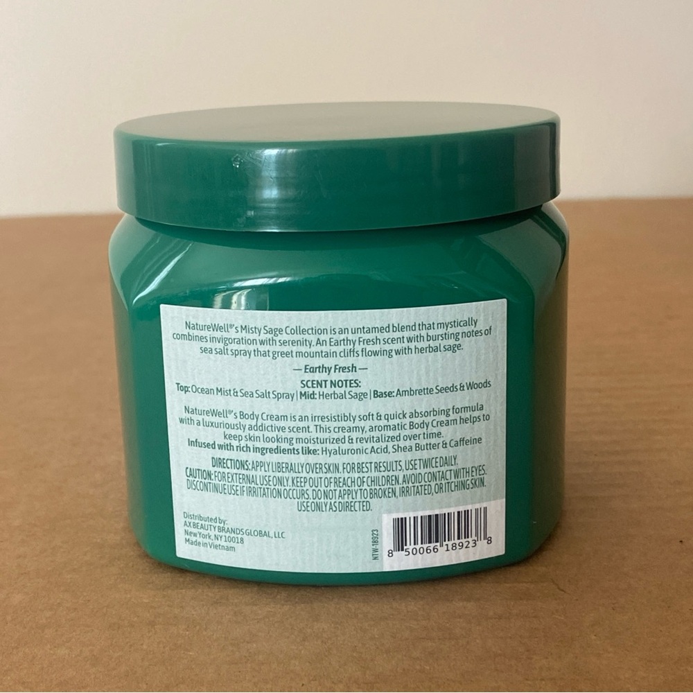 NatureWell Misty Sage Body Cream 16oz - Picture 3 of 8